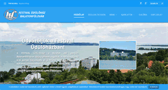 Desktop Screenshot of hotelfestival.hu